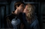 Edge Of Victory Edge of Victory II: Rebirth - "Sealed in a storage locker for their own safety, Anakin Solo and Tahiri Veila exchange their first kiss." (painting by Chris Scalf)