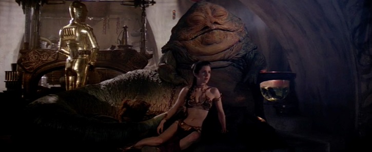 ROTJ Slave Leia captive