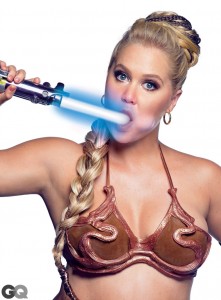 Amy Schumer GQ lightsaber