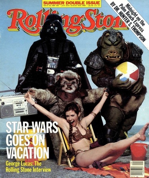 Carrie Fisher 1983 Rolling Stone cover