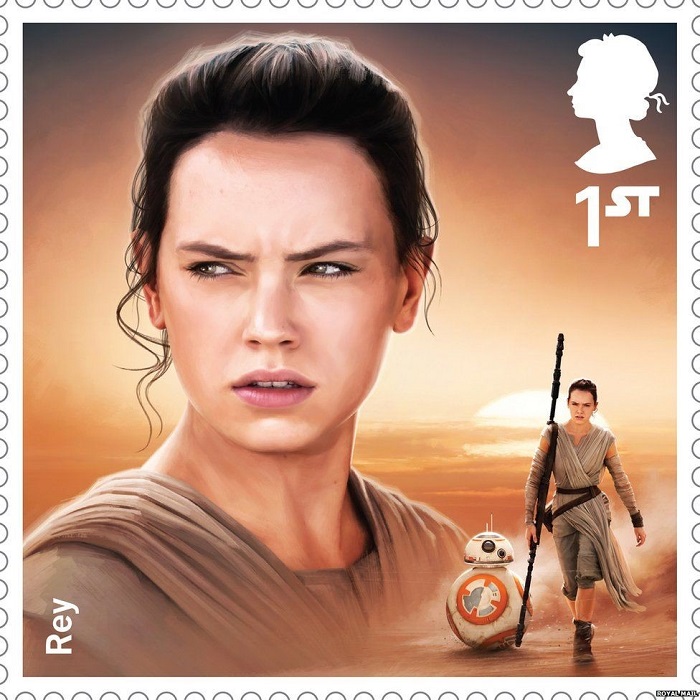 Rey Royal Mail UK stamp