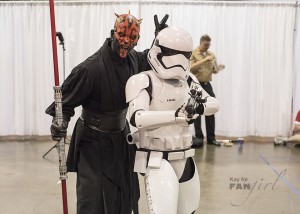 Darth Maul and First Order Stormtrooper