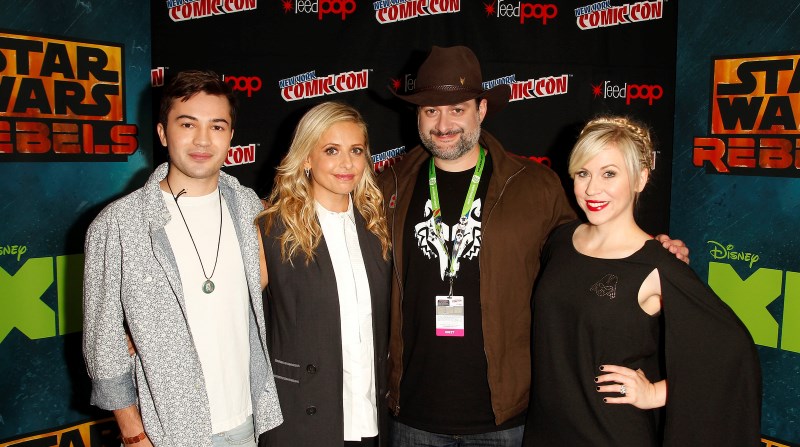 Taylor Gray, Sarah Michelle Gellar, Dave Filoni, Ashley Eckstein