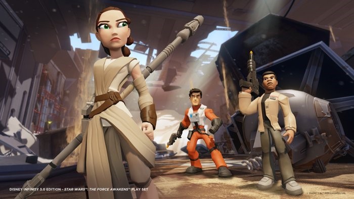 Disney Infinity TFA Rey Poe Finn