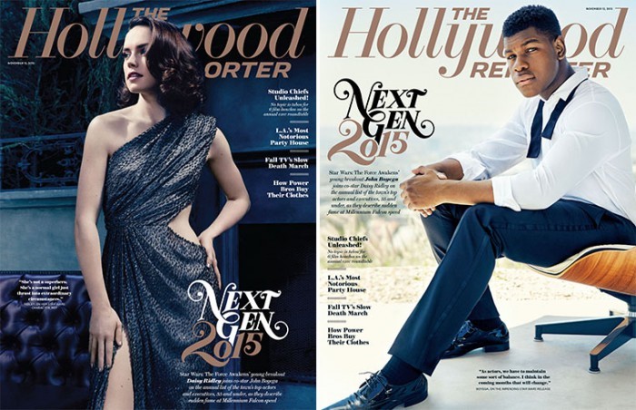 Daisy Ridley John Boyega Hollywood Reporter covers