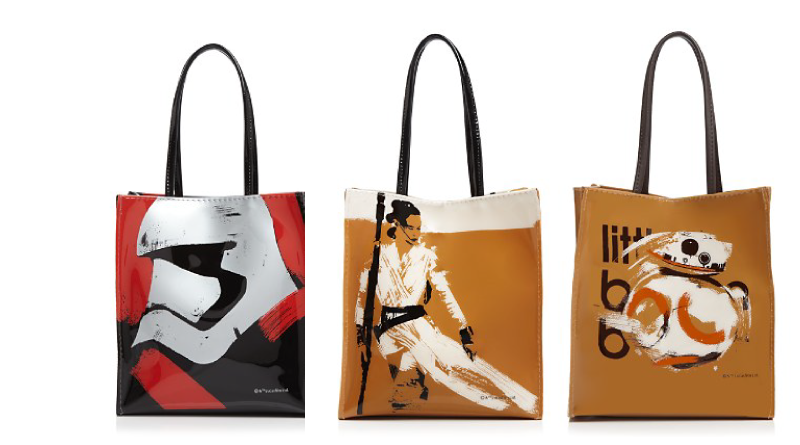 The Force Awakens Michael Kaplan-designed totes