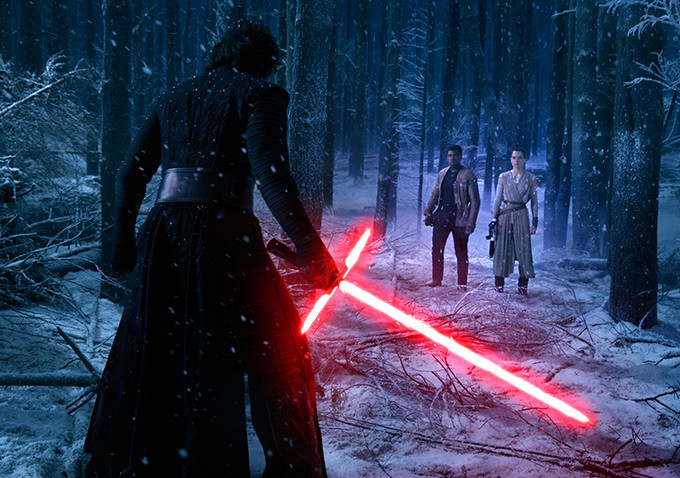 rey and finn vs kylo ren