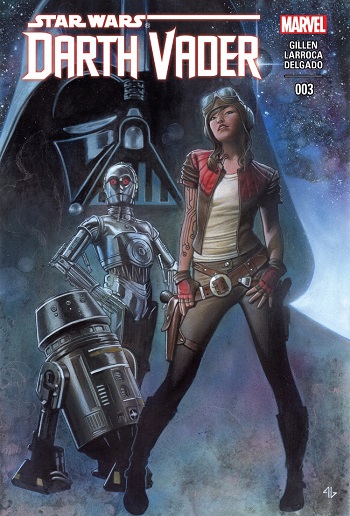 Aphra introduced Darth Vader #3 cover