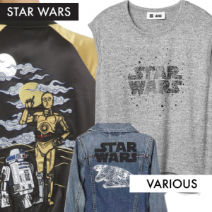 Star Wars jackets and shirt