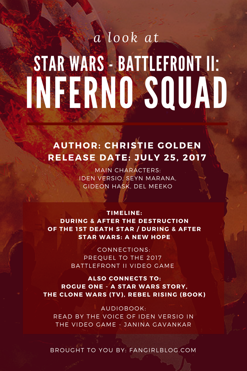 a look at Battlefront II Inferno Squad Book from Kay at FANgirl Blog