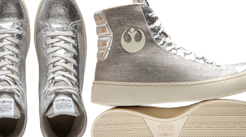 Silver Star Wars Shoes Po-Zu Limited Edition Featured on FANgirl Blog