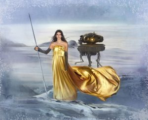 Harper's BAZAAR Star Wars fashion illustration