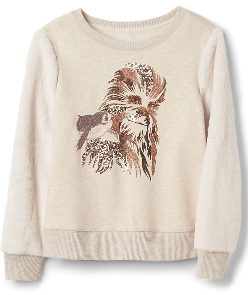 Chewie and Porg Sweater from Gap