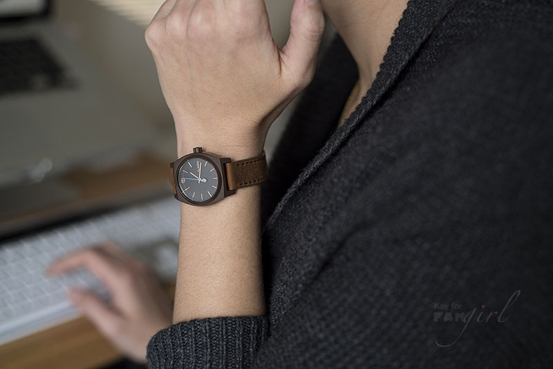 Kay Wearing the Nixon's Star Wars Rey Watch