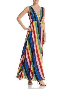 Aqua Rainbow Maxi Dress