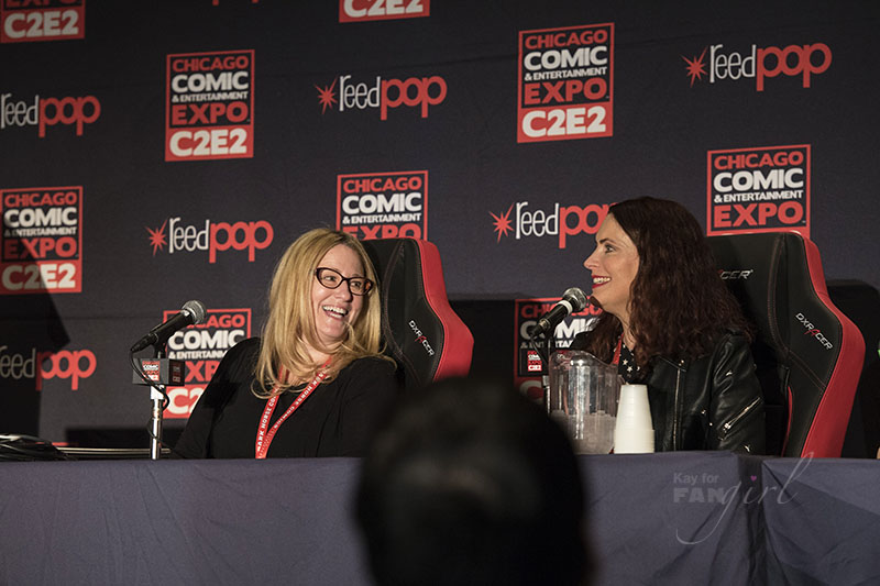 Susan Eisenberg and Vanessa Marshall C2E2 2018 FANgirl Recap