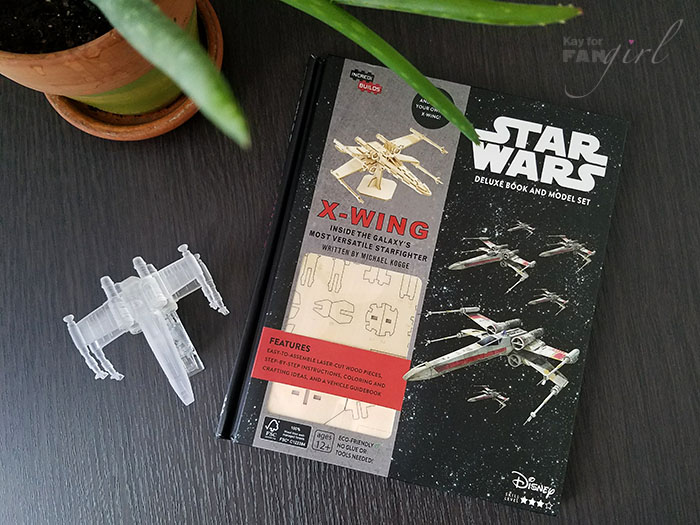 Incredibuilds: Star Wars Last Jedi: A-Wing 3D wood model and book