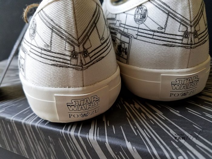 Back View of Star Wars Millennium Falcon Sneakers