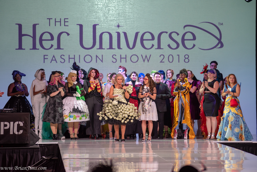 Contestants Waiting for the Winner Announcement at the Her Universe Fashion Show SDCC 2018