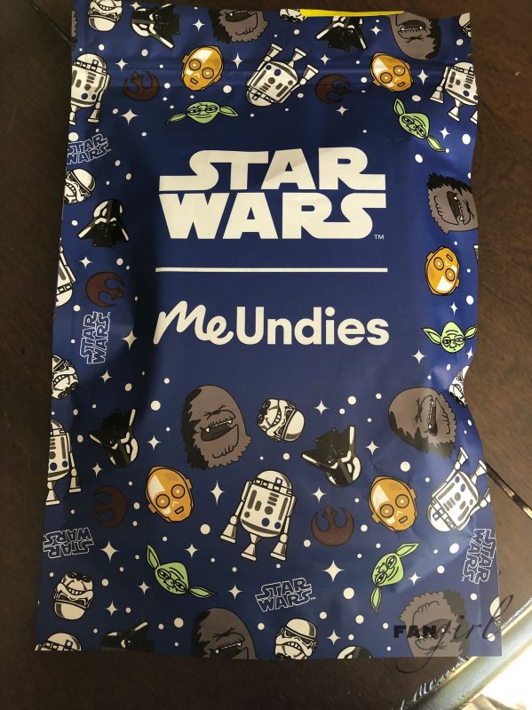 MeUndies Star Wars packaging