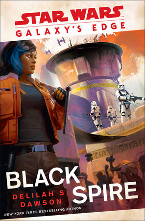 Black Spire Novel Cover Featuring Vi Moradi