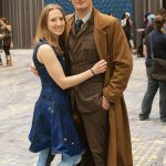 10th Doctor and Light-Up TARDIS at C2E2
