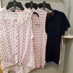 3 shirts from the Her Universe Captain America 75th anniversary collection Her Universe Captain America Shirts