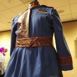 A costume based on the Earth Alliance uniforms on Babylon 5 made by Cheralyn Lambeth