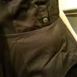 Details on the easily wrinkling flight suit dress