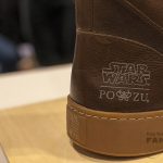 Branding on the Poe boot.