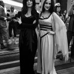 Morticia Addams and Lilly Munster