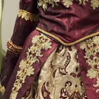 Casey put over 300 hours into making this outfit. Anne Boleyn dress by Casey Renee