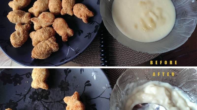 Fish Fingers & Custard Before and After