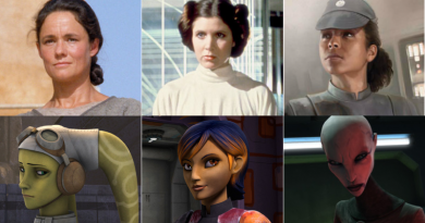 some of the strong women of Star Wars
