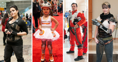 Angel Dust, BB-8, Poe Dameron, and Furiosa - C2E2 Featured Costumes at FANgirl