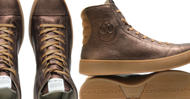 Bronze Star Wars Shoes by Po-Zu Featured on FANgirl Blog
