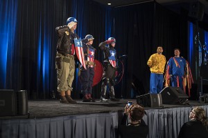 Captain America Group at Wizard World 2015   