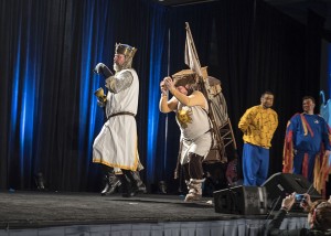 Monty Python Holy Grail Costume Contest at Wizard World 2015   